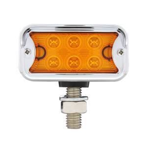 UNITED PACIFIC - UNITED PACIFIC - 39412 - LUZ DE DOBLE CARA DE 12 LED DE FUNCIÓN DOBLE CON VISERA - MONTAJE EN T - LED ÁMBAR Y ROJO/LENTE ÁMBAR Y ROJA - Image 6