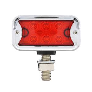 UNITED PACIFIC - UNITED PACIFIC - 39412 - LUZ DE DOBLE CARA DE 12 LED DE FUNCIÓN DOBLE CON VISERA - MONTAJE EN T - LED ÁMBAR Y ROJO/LENTE ÁMBAR Y ROJA - Image 8
