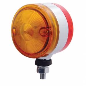 UNITED PACIFIC - 39426 - LUZ DE DOBLE CARA DE 30 LED DE 3" DE DOBLE FUNCIÓN - LED ÁMBAR Y ROJO/LENTE ÁMBAR Y ROJA
