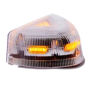 UNITED PACIFIC - UNITED PACIFIC - 39437 - LUZ DE INTERMITENTE DE 37 LED CON BASE CROMADA PARA PETERBILT 379/378/357 1987-2007 - LED ÁMBAR/LENTE TRANSPARENTE - Image 5