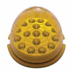 UNITED PACIFIC - 39447 - LUZ DE CABINA REFLECTORA DE SANDÍA DE 17 LED - LED ÁMBAR/LENTE ÁMBAR