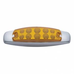 UNITED PACIFIC - UNITED PACIFIC - 39451 - LUZ RECTANGULAR REFLECTOR DE 10 LED (LIQUIDACIÓN/MARCADOR) - LED ÁMBAR/LENTE ÁMBAR - Image 2