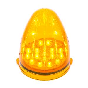 UNITED PACIFIC - 39457 - LUZ DE CABINA ESTILO GRAKON 1000 REFLECTOR DE 19 LED - LED ÁMBAR/LENTE ÁMBAR
