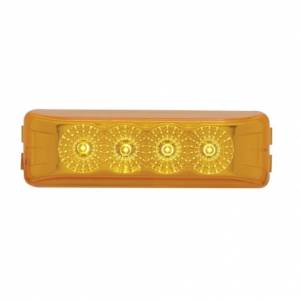 UNITED PACIFIC - UNITED PACIFIC - 39463 - LUZ RECTANGULAR REFLECTOR DE 4 LED (LIQUIDACIÓN/MARCADOR) - LED ÁMBAR/LENTE ÁMBAR - Image 3