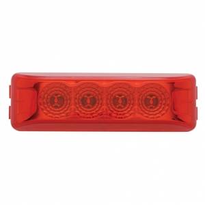 UNITED PACIFIC - UNITED PACIFIC - 39464B - LUZ RECTANGULAR REFLECTOR DE 4 LED (LIQUIDACIÓN/MARCADOR) - LED ROJO/LENTE ROJA (A GRANEL) - Image 2