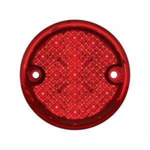UNITED PACIFIC - 39468B - REFLECTOR DE 15 LED DE 3" SERIE 4 LUZ SÓLO PARA CARCASA DE LUZ DE DOBLE CARA - LED ROJO/LENTE ROJA (A GRANEL)