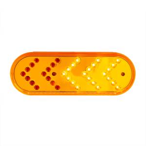UNITED PACIFIC - UNITED PACIFIC - 39475 - LUZ DE SEÑAL DE GIRO SECUENCIAL OVALADA REFLECTOR DE 35 LED DE 6" - LED ÁMBAR/LEENTE ÁMBAR - Image 3