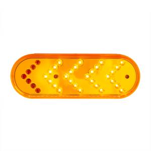 UNITED PACIFIC - UNITED PACIFIC - 39475 - LUZ DE SEÑAL DE GIRO SECUENCIAL OVALADA REFLECTOR DE 35 LED DE 6" - LED ÁMBAR/LEENTE ÁMBAR - Image 4