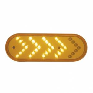 UNITED PACIFIC - UNITED PACIFIC - 39475B - LUZ DE SEÑAL DE GIRO SECUENCIAL OVALADA CON REFLECTOR DE 35 LED DE 6" - LED ÁMBAR/LEENTE ÁMBAR (A GRANEL) - Image 4