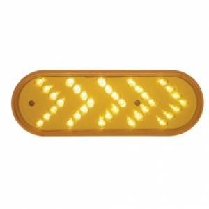 UNITED PACIFIC - UNITED PACIFIC - 39475B - LUZ DE SEÑAL DE GIRO SECUENCIAL OVALADA CON REFLECTOR DE 35 LED DE 6" - LED ÁMBAR/LEENTE ÁMBAR (A GRANEL) - Image 5