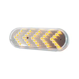 UNITED PACIFIC - UNITED PACIFIC - 39477 - LUZ DE SEÑAL DE GIRO SECUENCIAL OVALADA CON REFLECTOR DE 35 LED DE 6" - LED ÁMBAR/LENTE TRANSPARENTE - Image 7