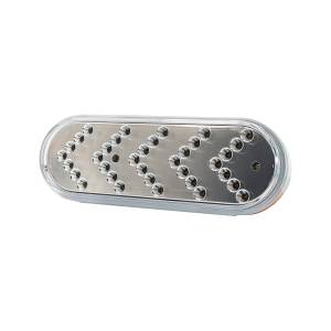 UNITED PACIFIC - UNITED PACIFIC - 39477 - LUZ DE SEÑAL DE GIRO SECUENCIAL OVALADA CON REFLECTOR DE 35 LED DE 6" - LED ÁMBAR/LENTE TRANSPARENTE - Image 8