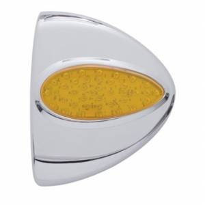 UNITED PACIFIC - UNITED PACIFIC - 39500 - CUBIERTA DE LUZ DE SEÑAL DE GIRO DE FARO EN LÁGRIMA DE 39 LED PARA PETERBILT - LED ÁMBAR/LEENTE ÁMBAR - Image 2
