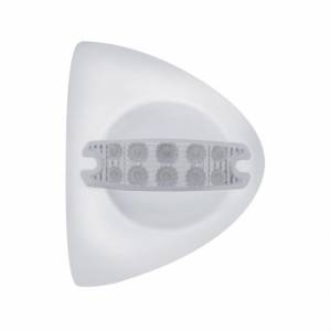 UNITED PACIFIC - 39509 - CUBIERTA DE LUZ DE SEÑAL DE GIRO DEL FARO REFLECTOR DE 10 LED - LED ÁMBAR/LENTE TRANSPARENTE