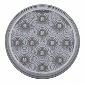 UNITED PACIFIC - 39510 - LUZ AUXILIAR/UTILIDAD REFLECTOR DE 12 LED DE 4" - LED BLANCO/LENTE TRANSPARENTE