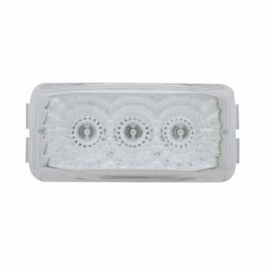 UNITED PACIFIC - 39526 - LUZ REFLECTORA DE 3 LED (LIQUIDACIÓN/MARCADOR) - LED ROJO/LENTE TRANSPARENTE