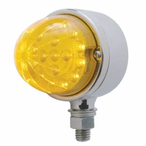 UNITED PACIFIC - 39547 - LUZ DE UNA SOLA CARA REFLECTOR DE FUNCIÓN DOBLE DE 17 LED - LED ÁMBAR/LENTE ÁMBAR