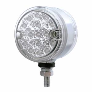 UNITED PACIFIC - 39562 - LUZ DE DOBLE CARA REFLECTOR DE DOBLE FUNCIÓN DE 30 LED DE 3" - LED ÁMBAR Y ROJO / LENTE TRANSPARENTE