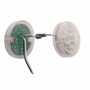 UNITED PACIFIC - 39564 - KIT DE LUZ DE DOBLE CARA REFLECTOR DE 30 LED DE 3" SOLAMENTE - LED ÁMBAR Y ROJO/LENTE TRANSPARENTE