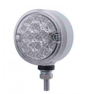 UNITED PACIFIC - 39574 - LUZ DE UNA CARA REFLECTOR DE 15 LED DE 3" - LED ROJO/LENTE TRANSPARENTE