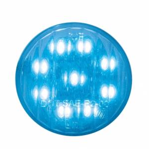 UNITED PACIFIC - 39583B - LUZ AUXILIAR DE 9 LED DE 2" - LED AZUL/LENTE TRANSPARENTE (A GRANEL)