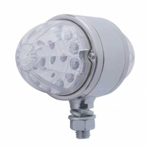 UNITED PACIFIC - 39587 - LUZ DE DOBLE CARA REFLECTOR DE 34 LED - LED ÁMBAR Y ROJO / LENTE TRANSPARENTE