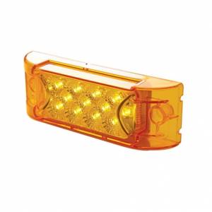 UNITED PACIFIC - UNITED PACIFIC - 39592 - LUZ RECTANGULAR REFLECTOR DE 13 LED (LIQUIDACIÓN/MARCADOR) - LED ÁMBAR/LENTE ÁMBAR - Image 2