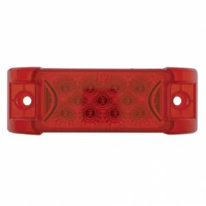 UNITED PACIFIC - UNITED PACIFIC - 39593 - LUZ RECTANGULAR REFLECTOR DE 13 LED (LIQUIDACIÓN/MARCADOR) - LED ROJO/LENTE ROJA - Image 2