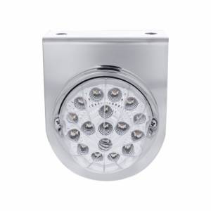 UNITED PACIFIC - UNITED PACIFIC - 39621 - SOPORTE DE LUZ INOXIDABLE CON LUZ REFLECTOR CLARO DE DOBLE FUNCIÓN DE 17 LED - LENTE TRANSPARENTE - Image 2
