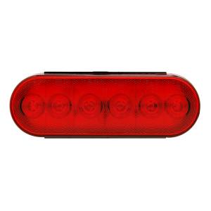 UNITED PACIFIC - UNITED PACIFIC - 39654B - LUZ OVALADA DE 6 LED (PARADA, GIRO Y TRASERA) - LED ROJA/LENTE ROJA (A GRANEL) - Image 2