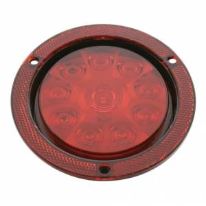 UNITED PACIFIC - UNITED PACIFIC - 39656B - LUZ DE MONTAJE DE BRIDA REFLEX REDONDA DE 10 LED DE 4" (PARADA, GIRO Y TRASERA) - LED ROJO/LENTE ROJA (A GRANEL) - Image 2