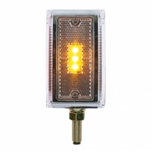 UNITED PACIFIC - UNITED PACIFIC - 39683 - LUZ DE SEÑAL DE GIRO DE DOBLE CARA REFLECTOR DE 39 LED (PASAJERO) - LED ÁMBAR Y ROJO/LENTE TRANSPARENTE - Image 2