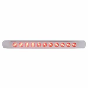 UNITED PACIFIC - UNITED PACIFIC - 39691 - BARRA DE LUCES DE 11 LED DE 17" CON BISEL (PARADA, GIRO Y COLA) - LED ROJO/LENTE ROJA - Image 1