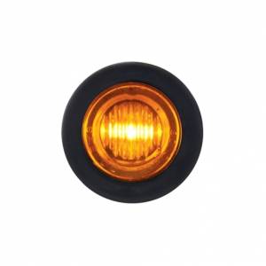 UNITED PACIFIC - 39767B - MINI LUZ DE 3 LED DE 3/4" (LIQUIDACIÓN/MARCADOR) - LED ÁMBAR/LENTE ÁMBAR (A GRANEL)