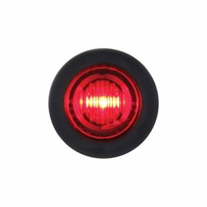UNITED PACIFIC - 39768 - MINI LUZ DE 3 LED DE 3/4" (LIQUIDACIÓN/MARCADOR) - LED ROJO/LENTE ROJA