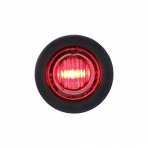 UNITED PACIFIC - 39770 - MINI LUZ DE 3 LED DE 3/4" (LIQUIDACIÓN/MARCADOR) - LED ROJO/LENTE TRANSPARENTE