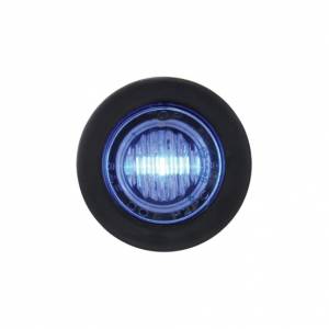 UNITED PACIFIC - 39771 - MINI LUZ DE 3 LED DE 3/4" (LIQUIDACIÓN/MARCADOR) - LED AZUL/LENTE TRANSPARENTE