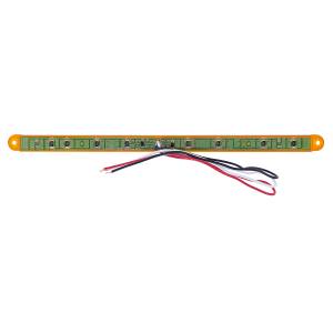 UNITED PACIFIC - UNITED PACIFIC - 39773B - BARRA DE LUCES DE SEÑAL DE GIRO REFLECTORA DE 19 LED DE 12" - LED ÁMBAR/LEENTE ÁMBAR (A GRANEL) - Image 6