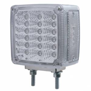UNITED PACIFIC - 39778 - LUZ DE SEÑAL DE GIRO DE DOBLE CARA REFLECTOR DE 39 LED - LED ÁMBAR/LENTE TRANSPARENTE