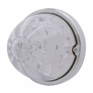 UNITED PACIFIC - 39784 - KIT DE MONTAJE EMPOTRADO DE SANDÍA DE DOBLE FUNCIÓN DE 17 LED CON BISEL DE PERFIL BAJO - LED ÁMBAR/LENTE TRANSPARENTE