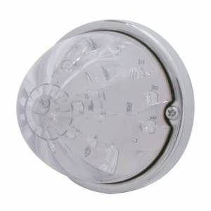 UNITED PACIFIC - 39785 - KIT DE MONTAJE EMPOTRADO DE SANDÍA DE DOBLE FUNCIÓN DE 17 LED CON BISEL DE PERFIL BAJO - LED ROJO/LENTE TRANSPARENTE