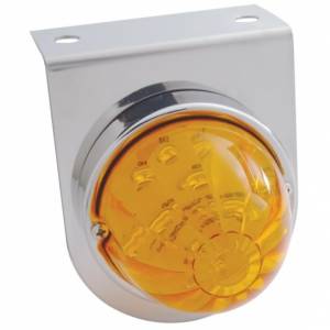 UNITED PACIFIC - 39786 - SOPORTE DE LUZ INOXIDABLE CON 17 LUCES LED DE SANDÍA DE DOBLE FUNCIÓN - LED ÁMBAR/LENTE ÁMBAR