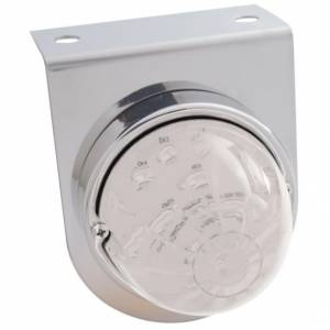 UNITED PACIFIC - 39789 - SOPORTE DE LUZ INOXIDABLE CON 17 LUCES LED DE SANDÍA DE DOBLE FUNCIÓN - LED ROJO/LENTE TRANSPARENTE