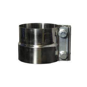 EXFLEX - BCS-312 - ABRAZADERA DE CINCHO 3 1/2" PREFORMADA PARA SOPORTE ACERO INOXIDABLE