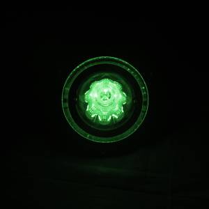 ATM - ATM - ATM-1060VC - PLAFON ATM 9 LEDS VERDE MICA CLARA REDONDO 14.2 X 6.4 CM BISEL ACERO INOXIDABLE 12-24V - Image 2