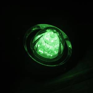 ATM - ATM - ATM-1060VC - PLAFON ATM 9 LEDS VERDE MICA CLARA REDONDO 14.2 X 6.4 CM BISEL ACERO INOXIDABLE 12-24V - Image 4