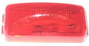 TRUCK LITE-PPI0962-PLAFON S.S. RECTANGULAR SERIE 15 2 LEDS ROJO