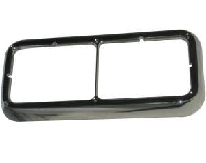 GENERICA-PFX0765-BISEL PARA FARO KEWORTH RECTANGULAR 1 1/2" CROMADO