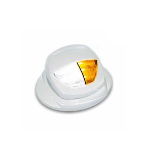 TRUX - TLED-K10 - MINI DIRECCIONAL TRUX 27 LEDS AMBAR/BLANCO MICA CLARA KENWORTH 12V