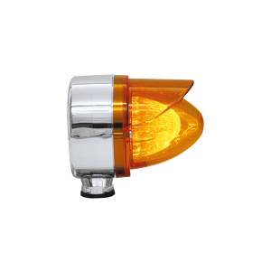 ATM - 1060SAVA - PLAFON ATM DIRECCIONAL 9 LEDS AMBAR REDONDA 11,5 X 10,5 X 9 CM VICERA AMBAR 12-24V